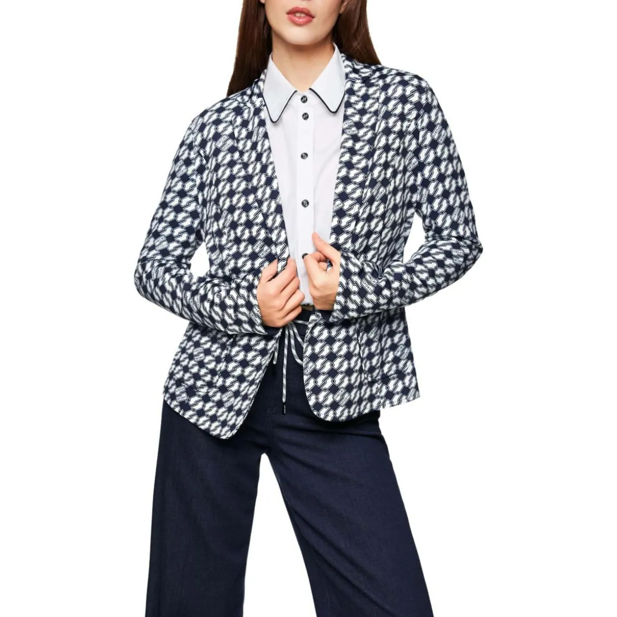 Bedruckter Blazer