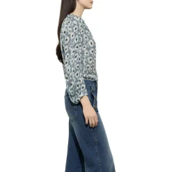 Bluse mit Blumen-Print