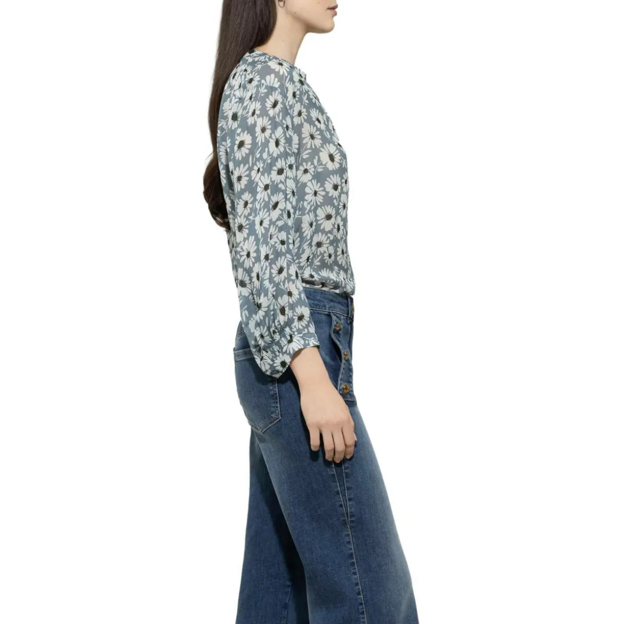 Bluse mit Blumen-Print