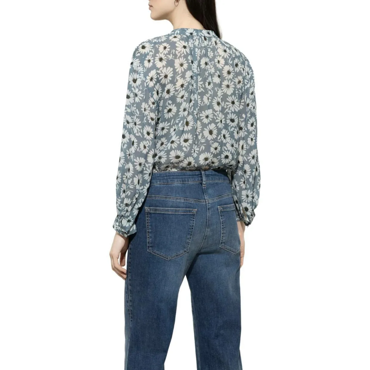 Bluse mit Blumen-Print