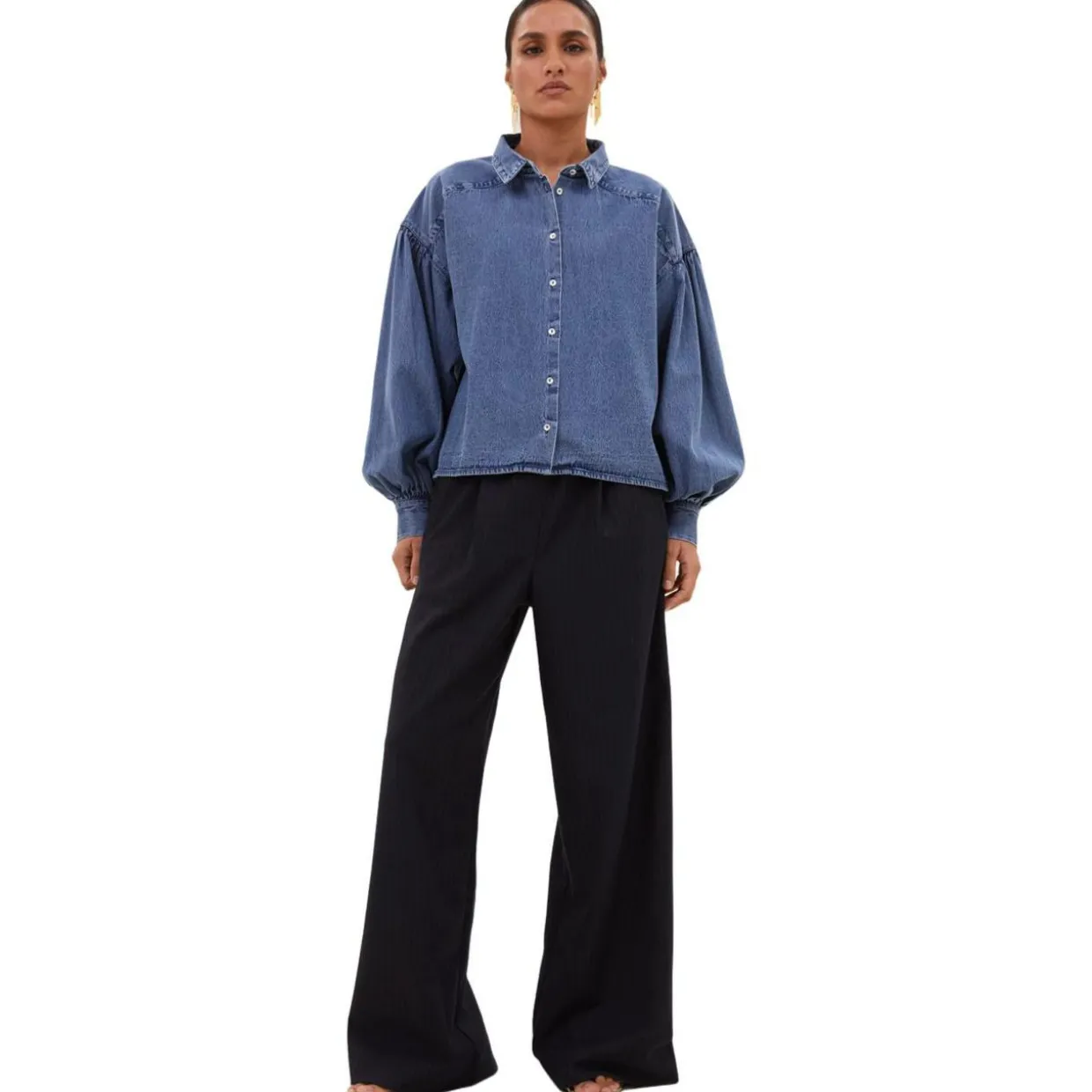 Bluse Sarah Short Denim