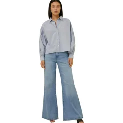 Bluse Sarah Short Pinstripe
