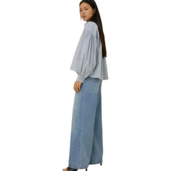 Bluse Sarah Short Pinstripe