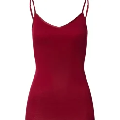 Cotton seamless Spaghetti Top Padded
