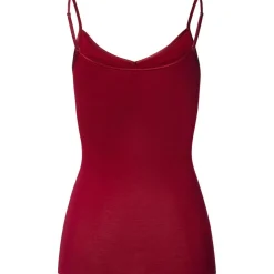 Cotton seamless Spaghetti Top Padded
