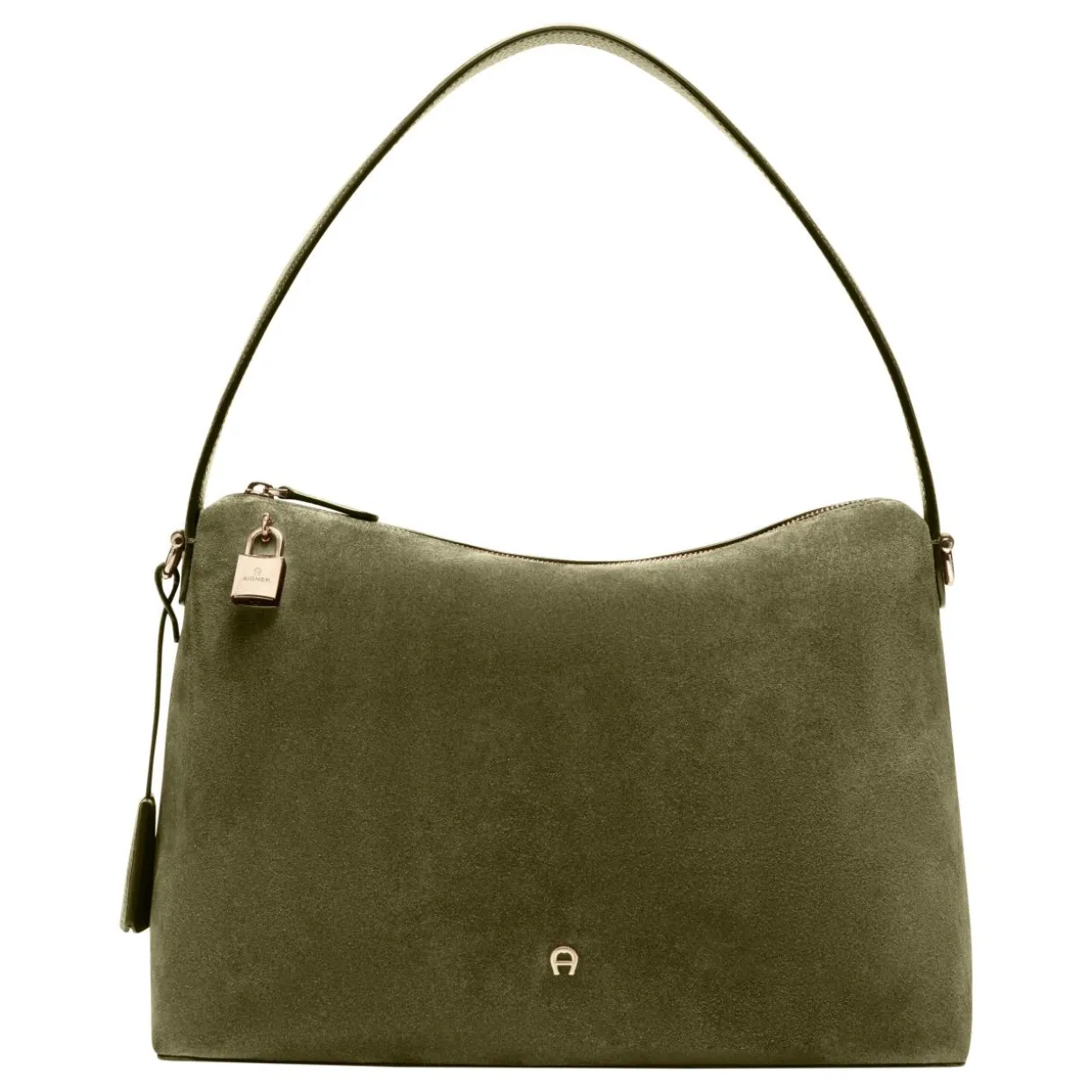 Delia Suede Beuteltasche M