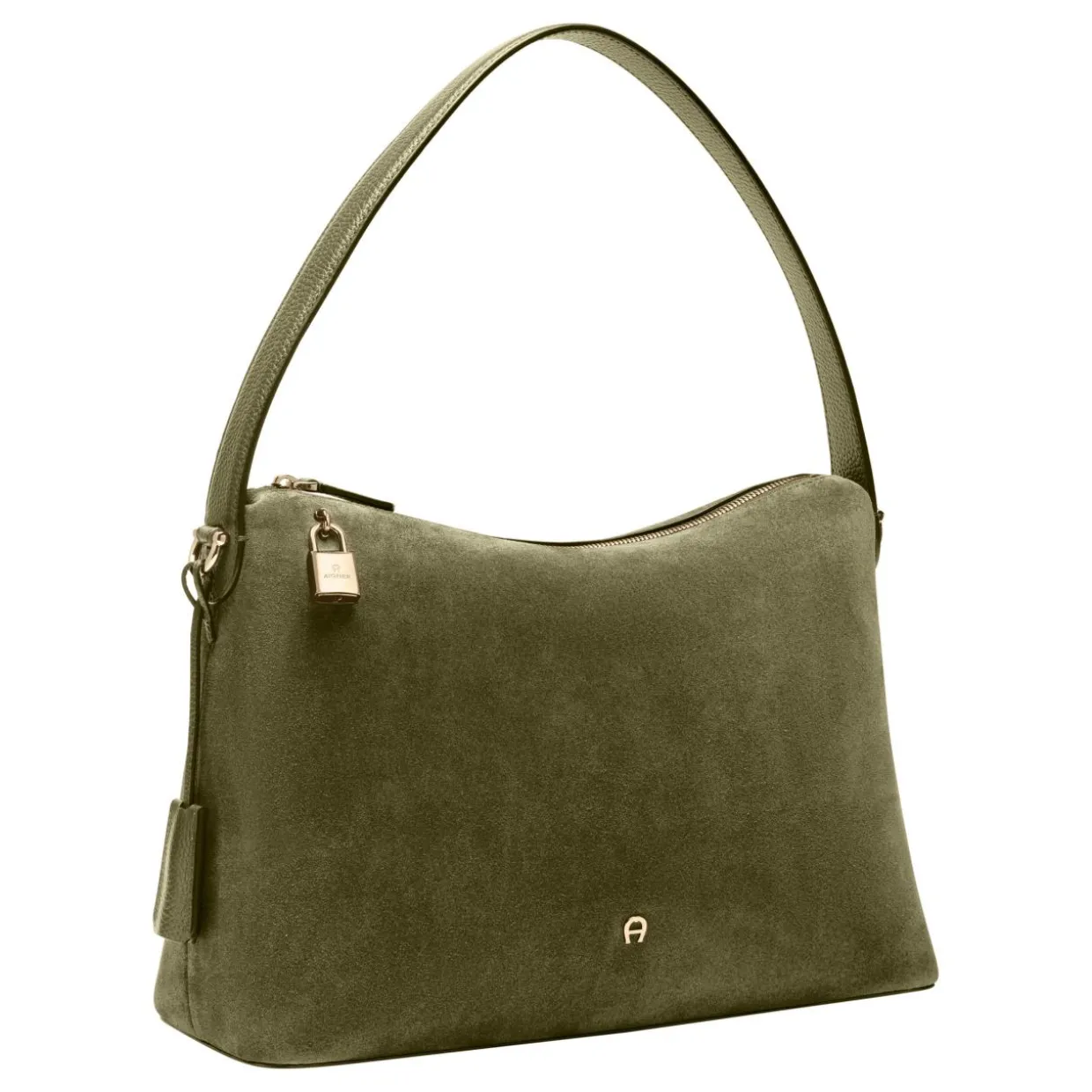 Delia Suede Beuteltasche M