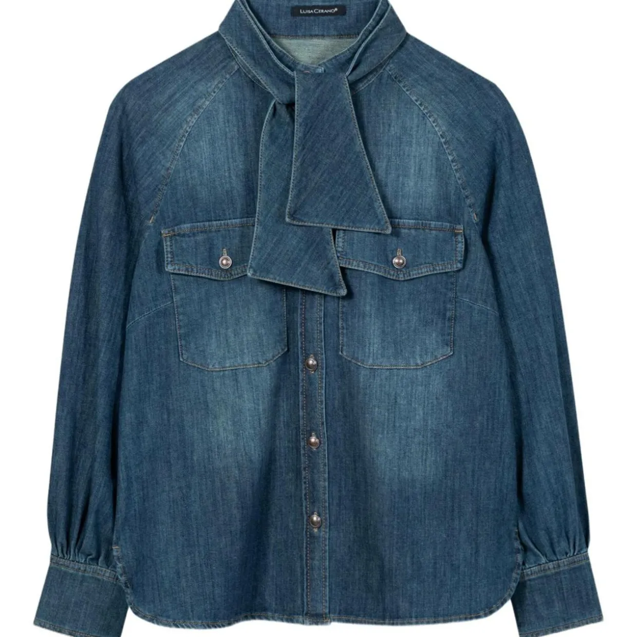 Denim Bluse