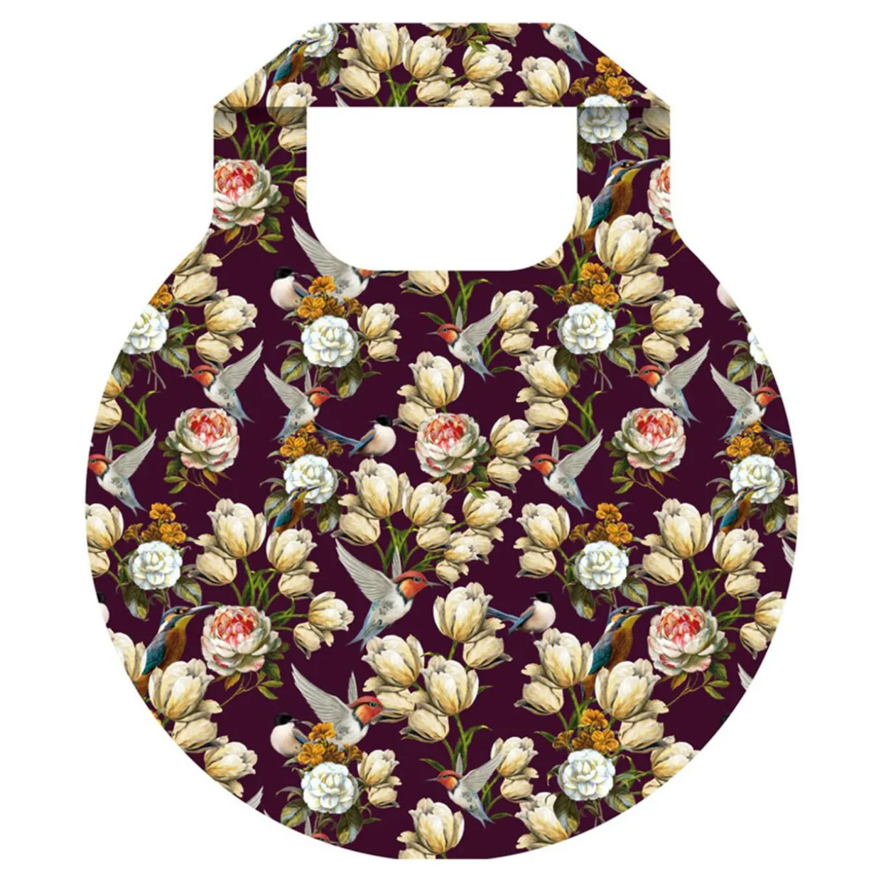 Easy Bag Round XL Eisvogel Bordeaux