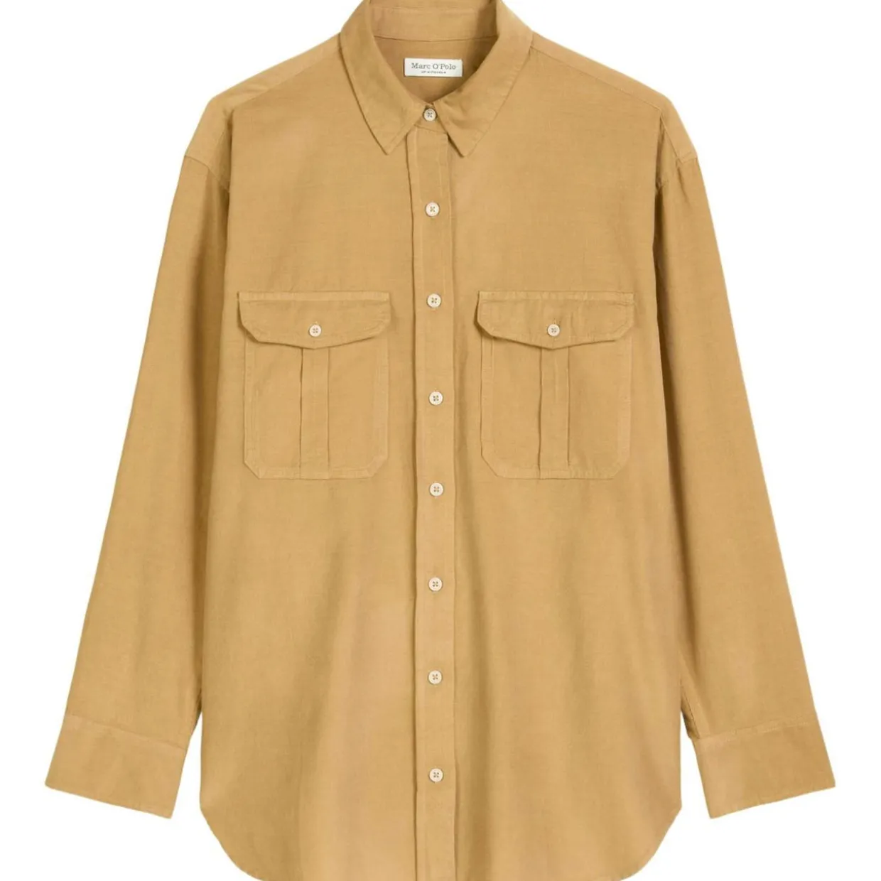 Feincord-bluse relaxed