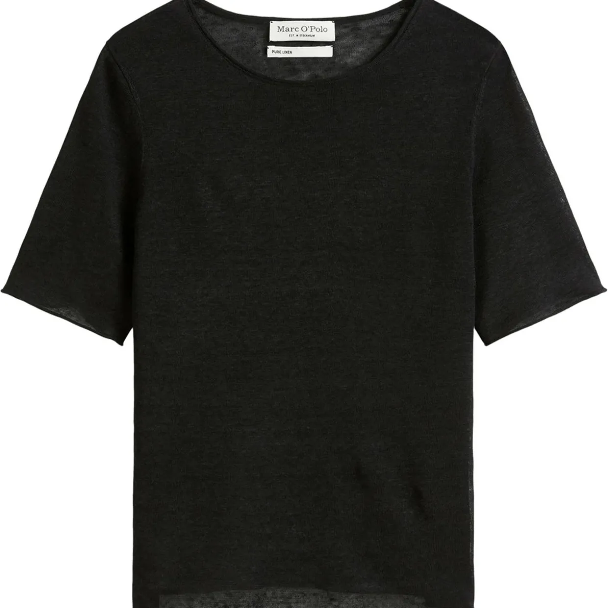 Feinstrick-pullover slim