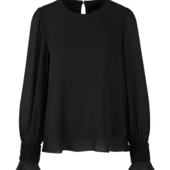 Fließende bluse "rethink together"