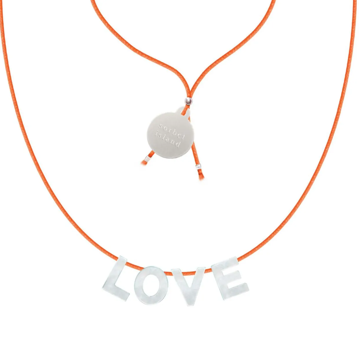 Halskette Mother of Pearl Letter
