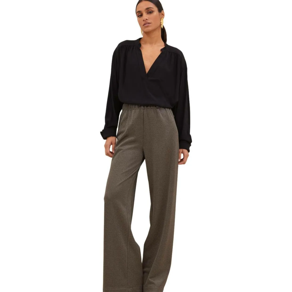Hose Lissa Herringbone