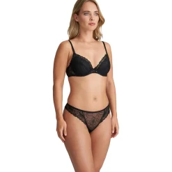 JANE schwarz String