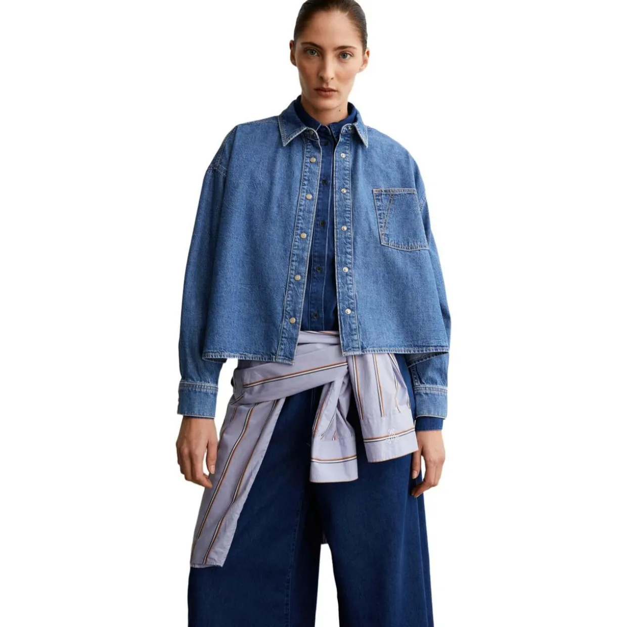 Jeansbluse Nalaani