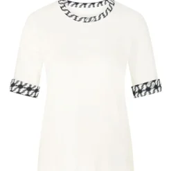Jersey-shirt mit print-details