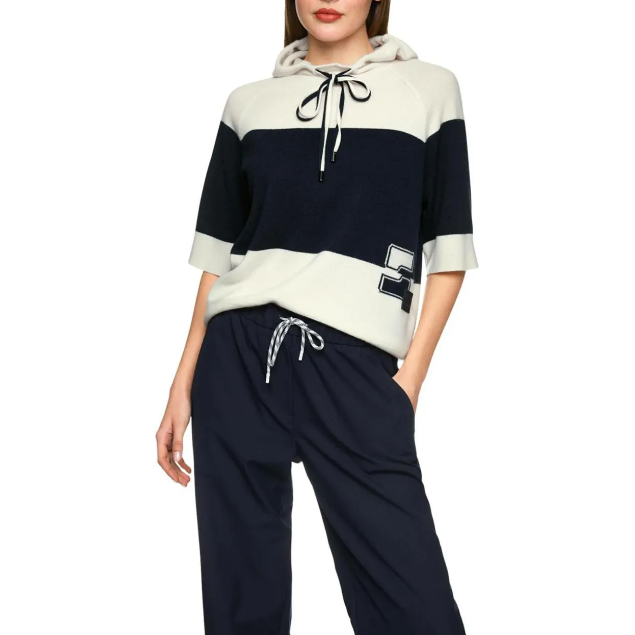 Kapuzenpullover mit Kaschmir