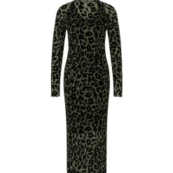 Körpernahes maxikleid aus mesh