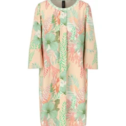 Kurzes kleid mit floralem print
