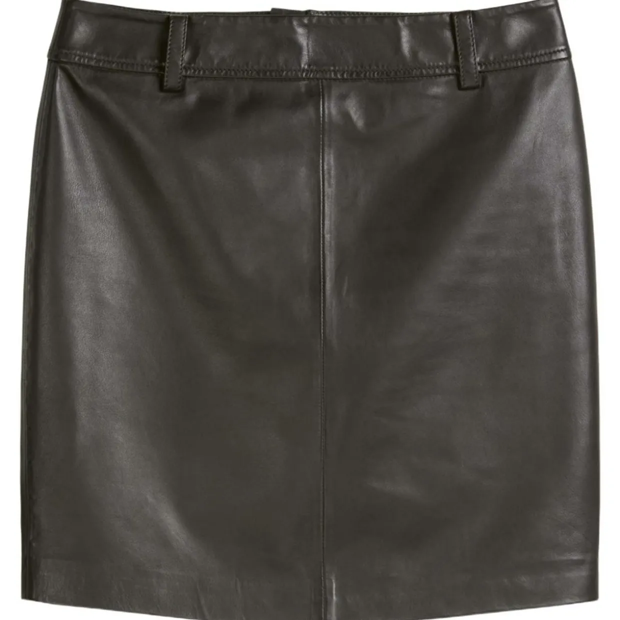 Leder-minirock regular