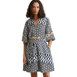 Leinenkleid flared