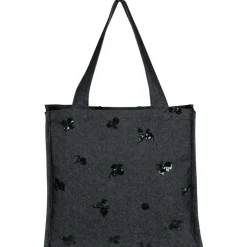 Pailletten-Denim-Tasche