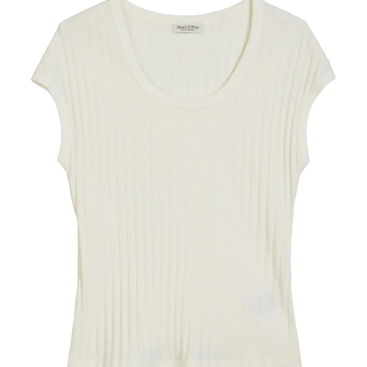 Pointelle-t-shirt slim