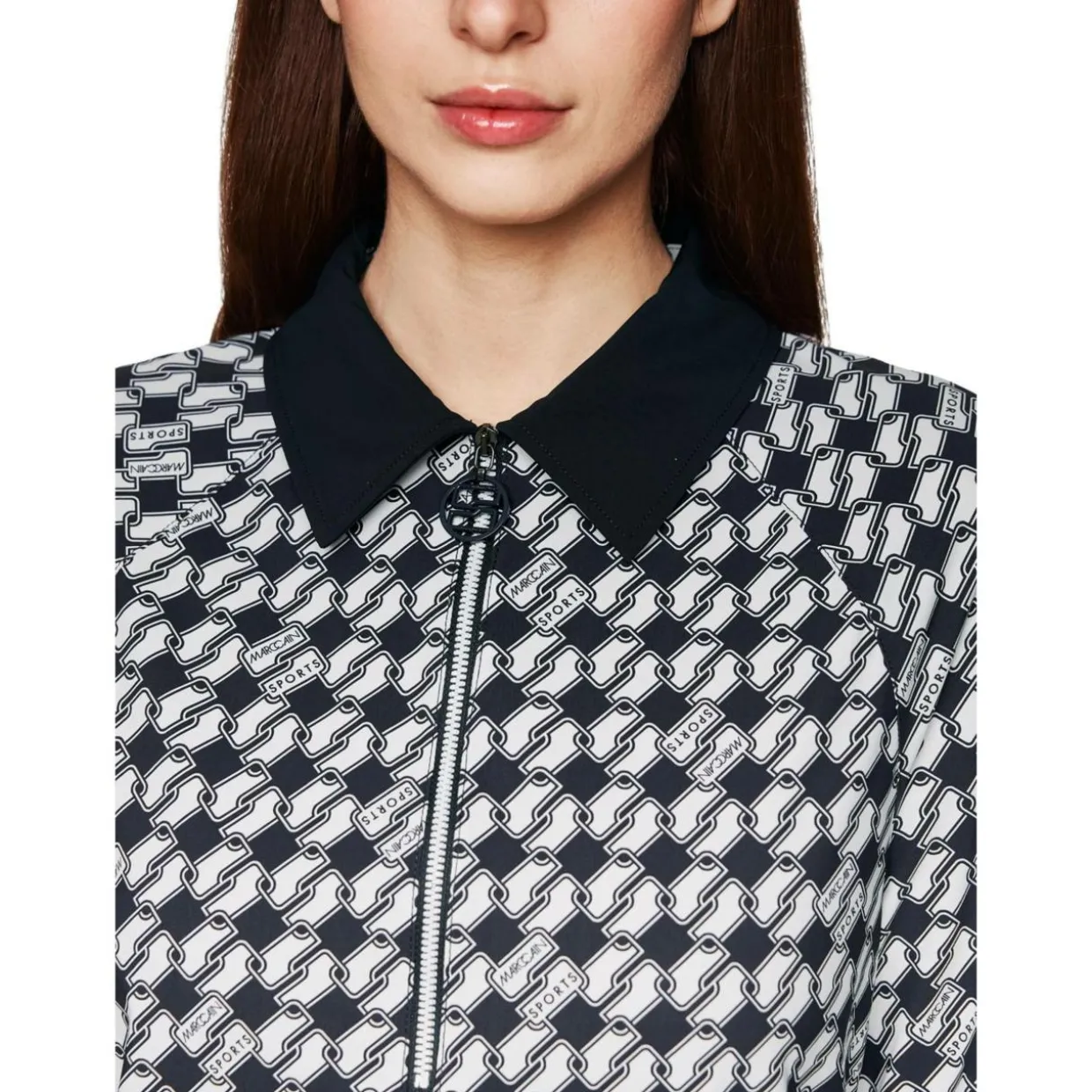 Print-Kleid aus Scubajersey