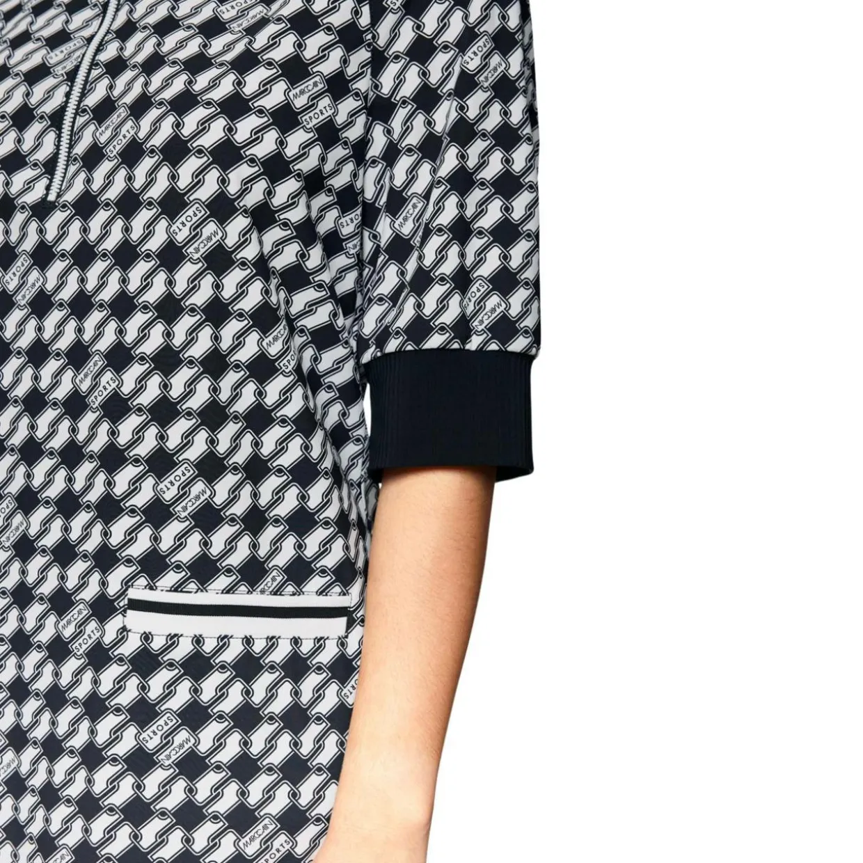 Print-Kleid aus Scubajersey