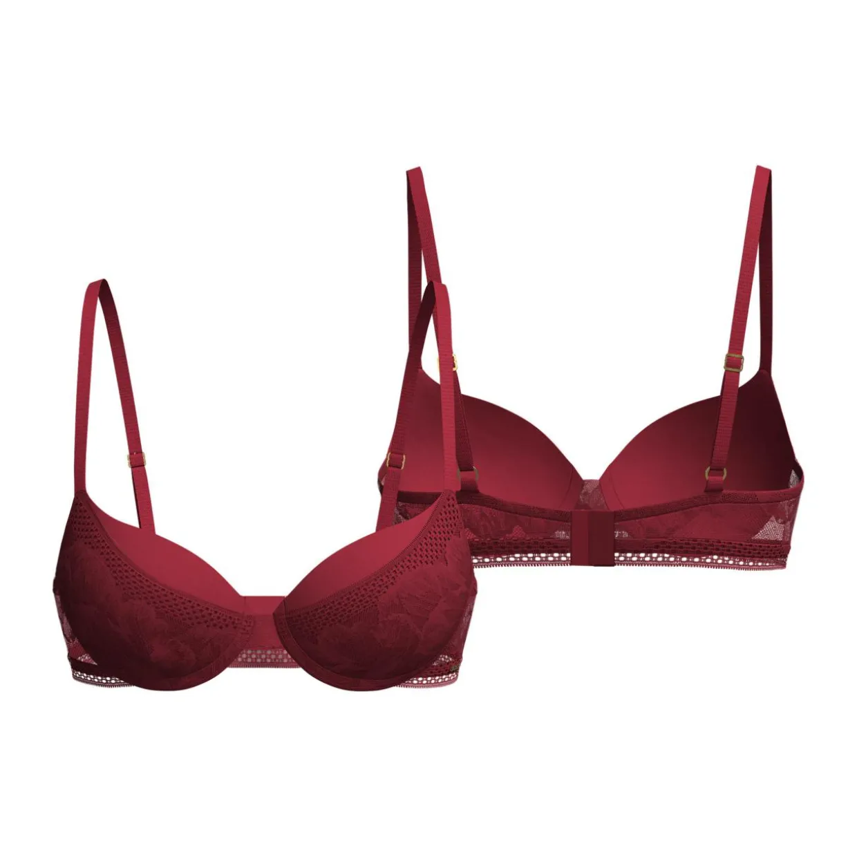 Push-Up BH Peony Lace