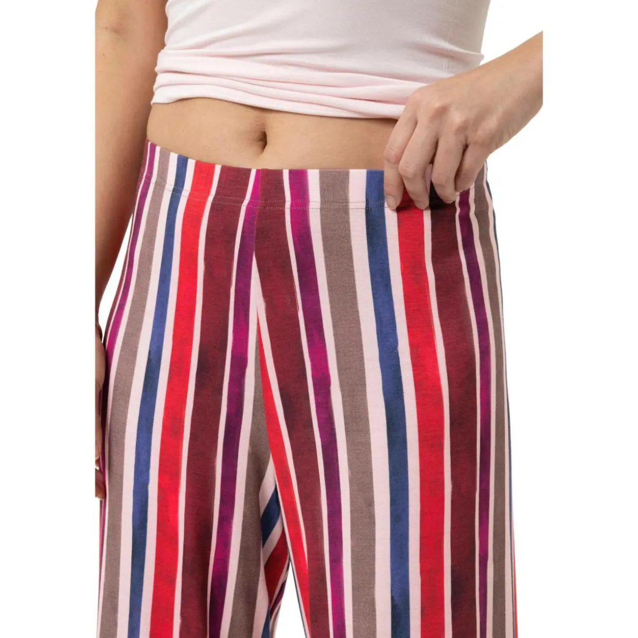 Schlafhose Watercolor Stripes