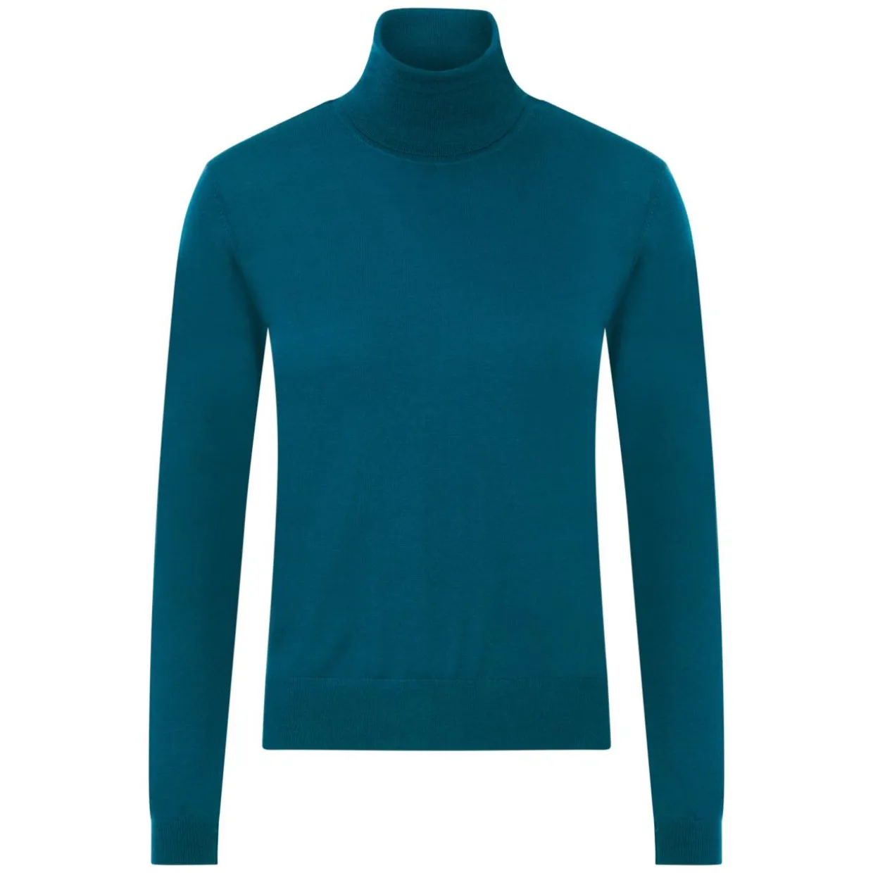 Schurwoll Rollkragenpullover