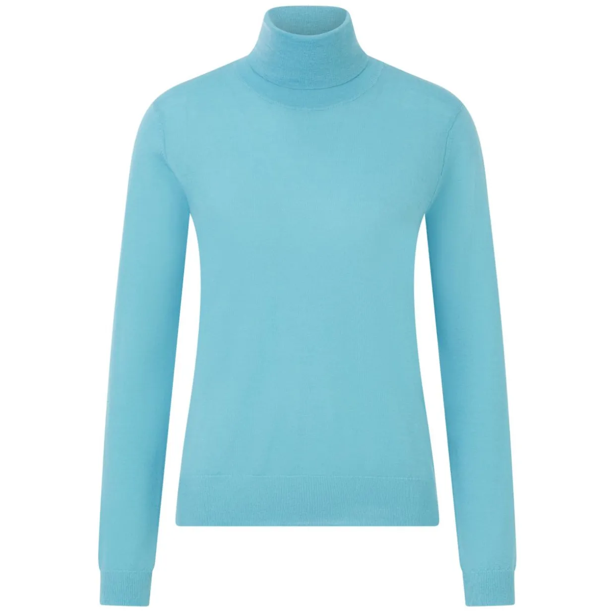Schurwoll Rollkragenpullover