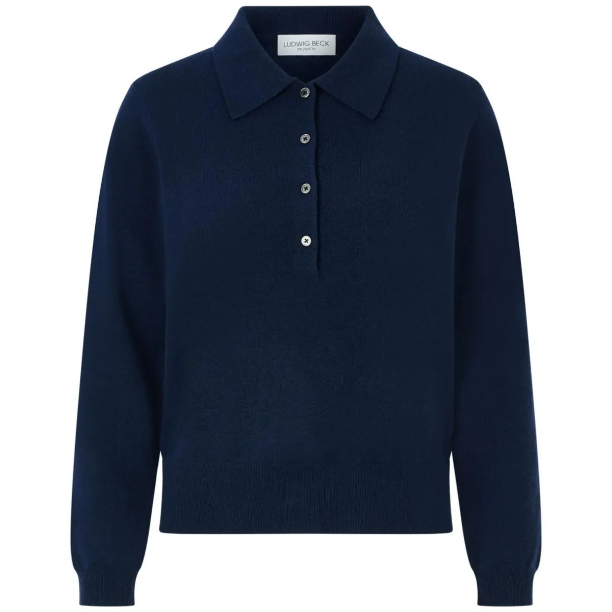 Schurwoll-Polopullover