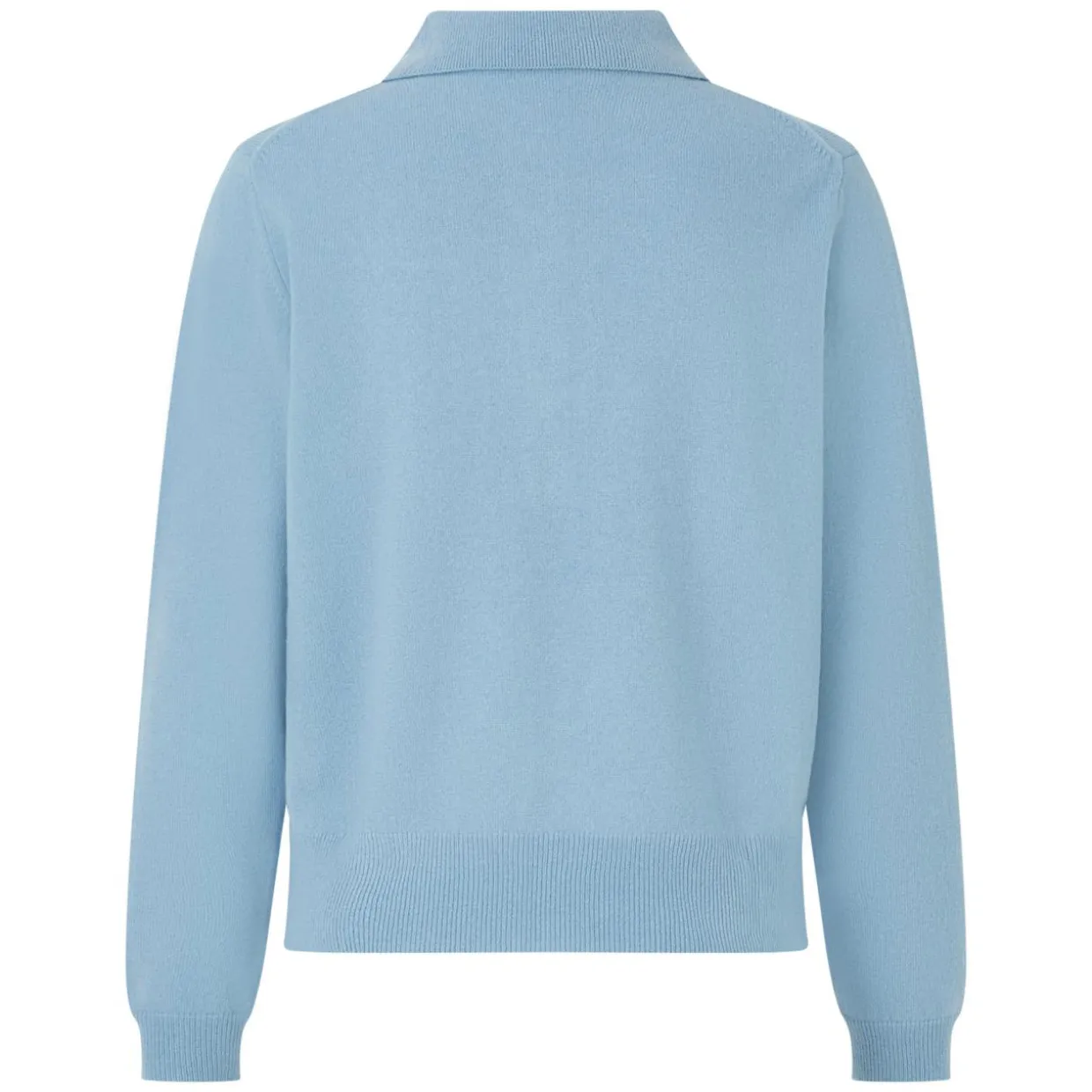 Schurwoll-Polopullover