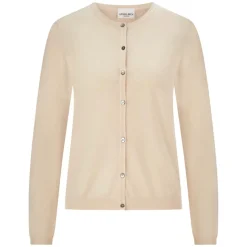 Schurwoll-Strickjacke