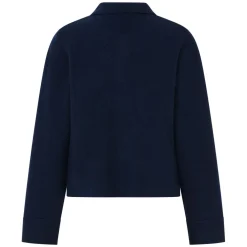 Schurwoll-Strickjacke