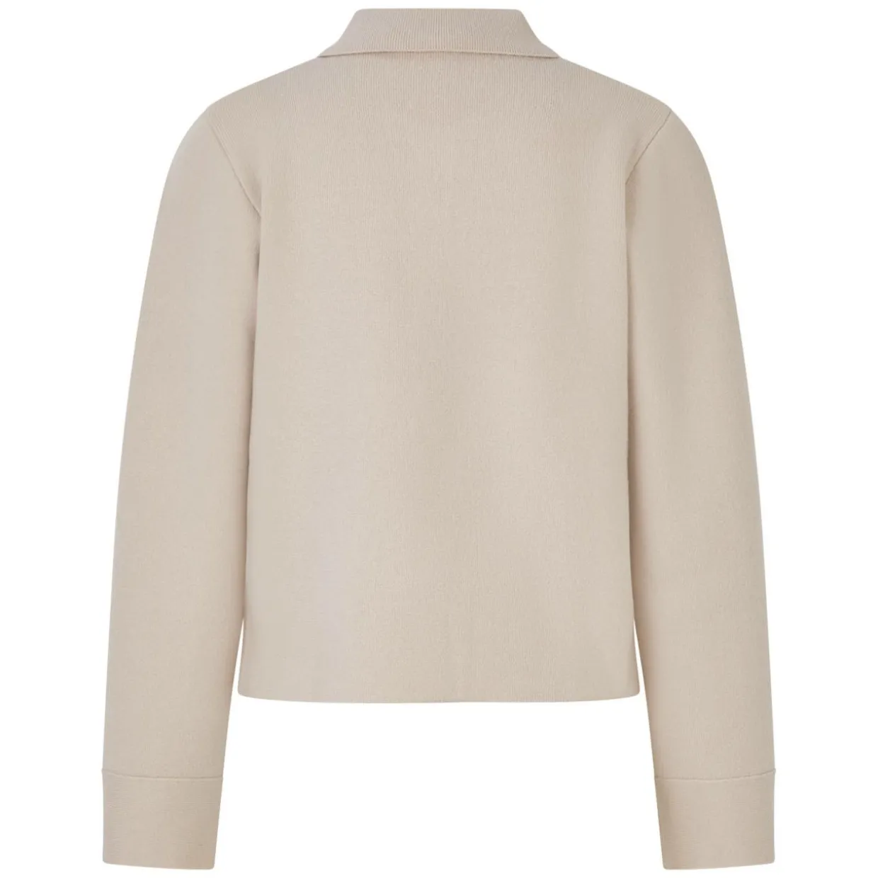 Schurwoll-Strickjacke