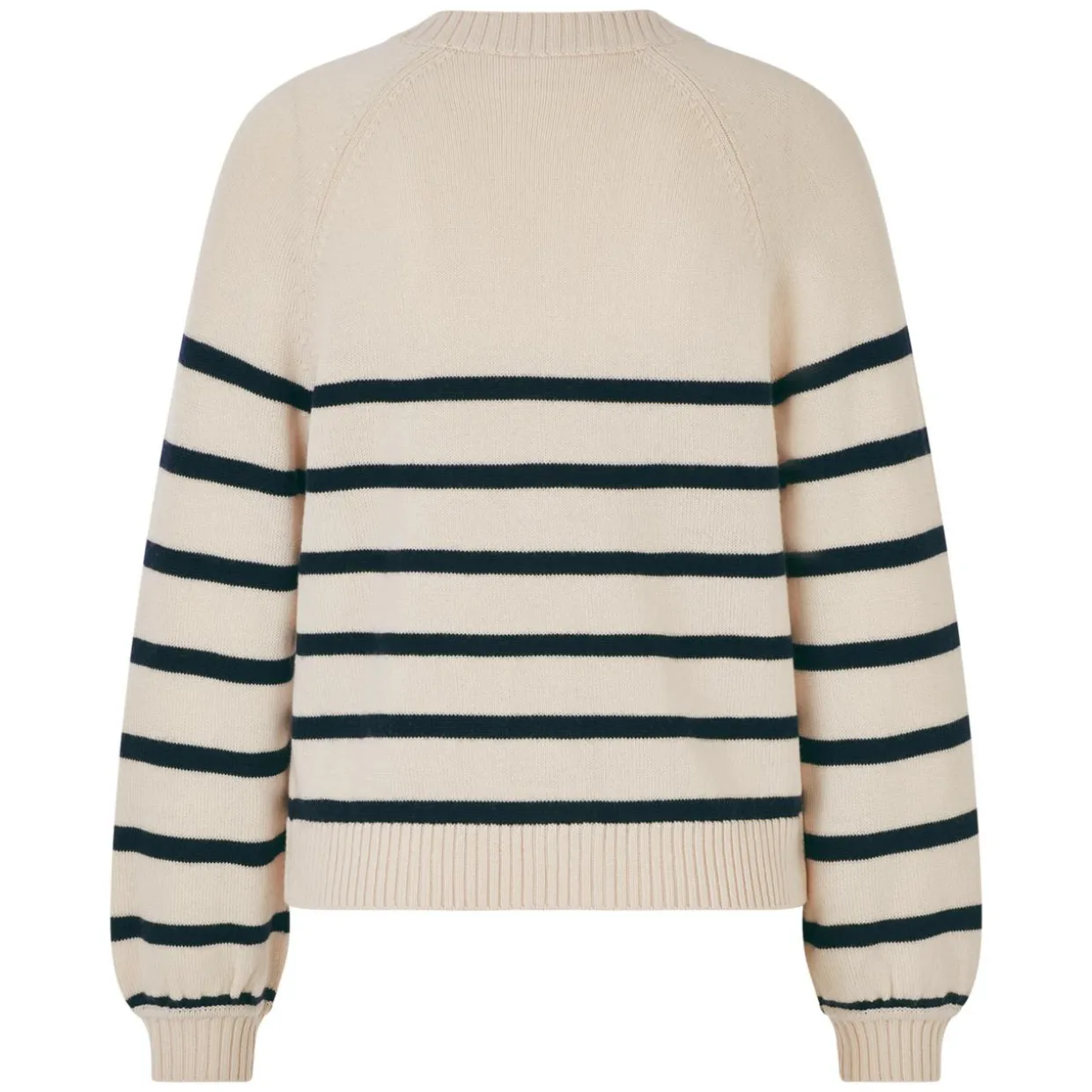 Schurwoll-Strickjacke