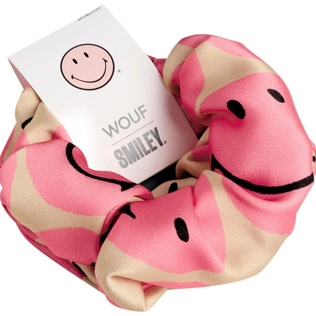 Scrunchie Smiley® Pink