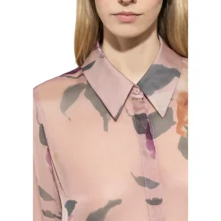 Silk Bluse mit floral-Print