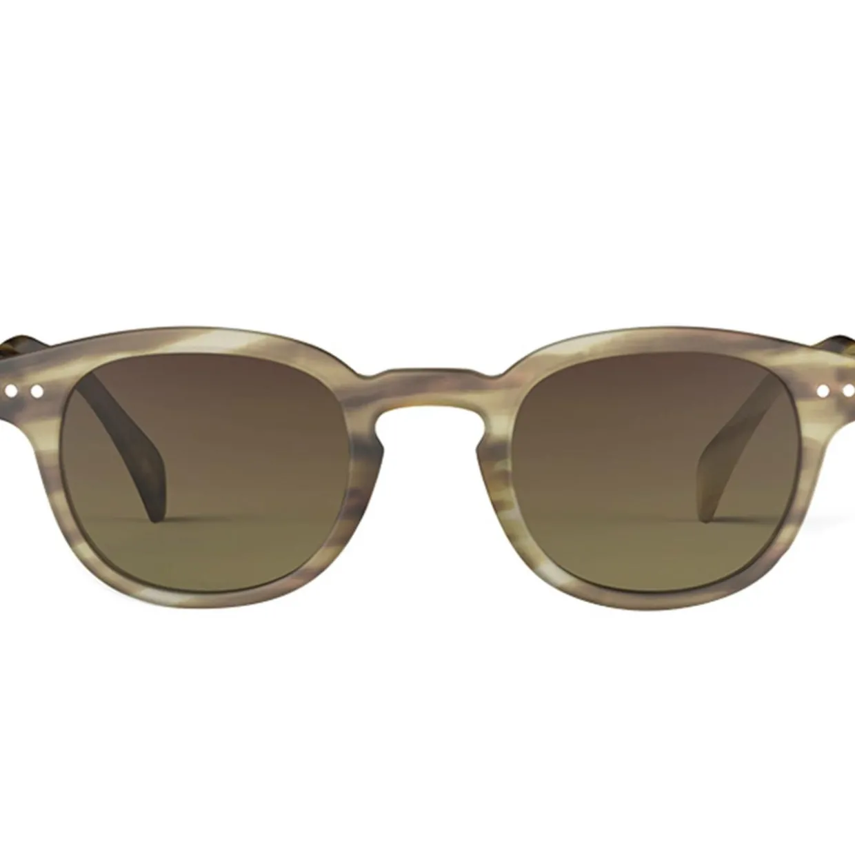 Sonnenbrille #C Smoky Brown +0.00
