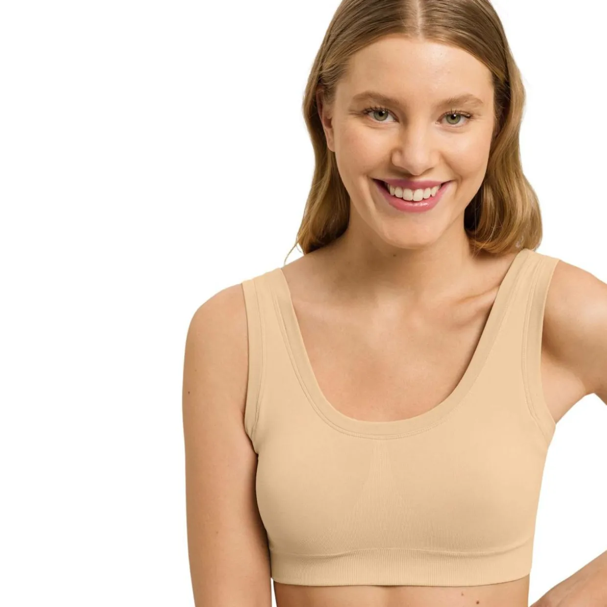 Touch Feeling Crop Top Padded