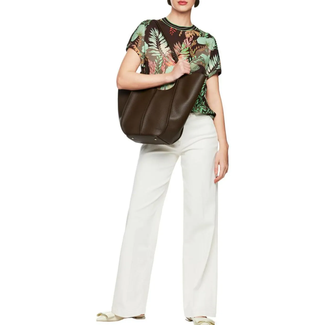 T-shirt mit floralem print