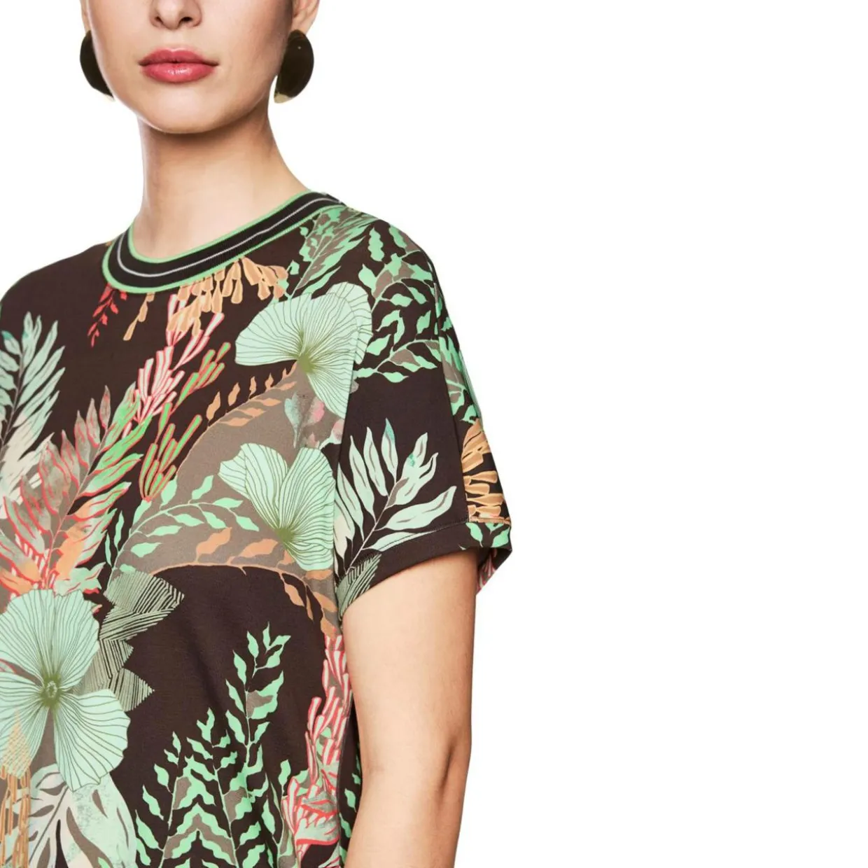 T-shirt mit floralem print
