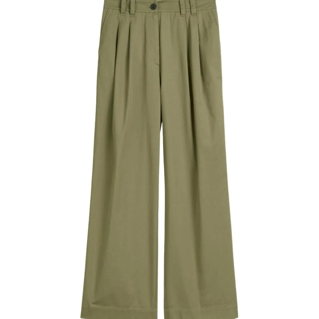 Weite bundfaltenhose