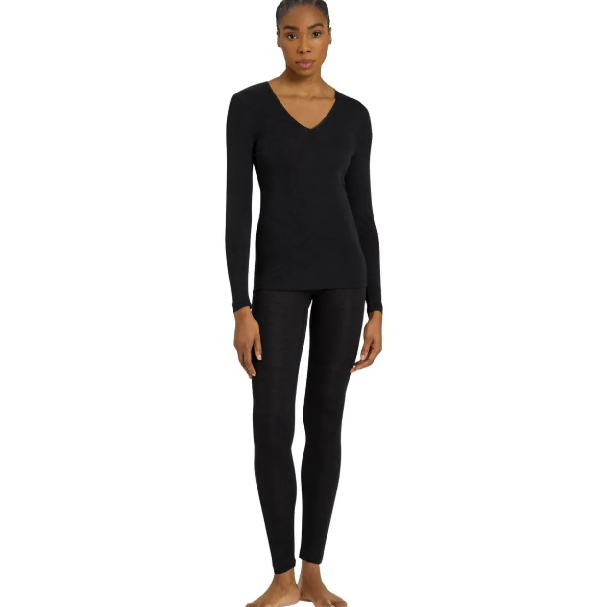 Woolen silk l/slv shirt