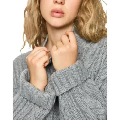 Zopfstrickpullover