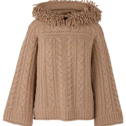 Zopfstrickpullover